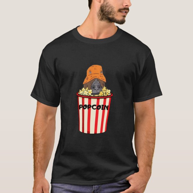 Sassy Popcoin Bucket T-Shirt (Front)