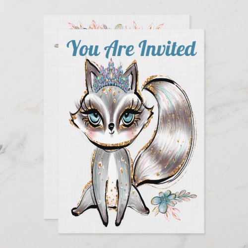 Sassy Raccoon All Occasion Invitation
