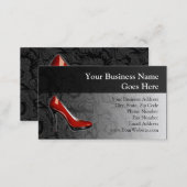 Sassy Red Shoe Business Card (Front/Back)