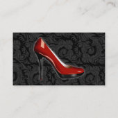 Sassy Red Shoe Business Card (Back)
