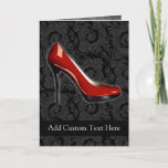 Sassy Red Shoe Card