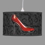 Sassy Red Shoe Ceiling Lamp