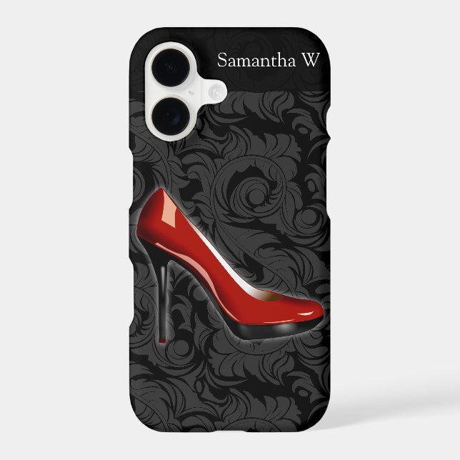 Sassy Red Shoe Iphone Case (Back)
