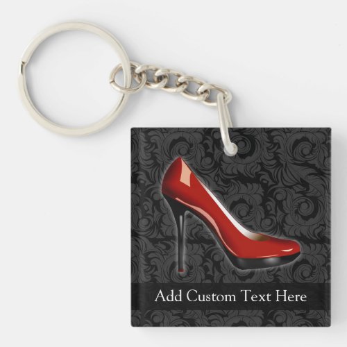 Sassy Red Shoe Keychain