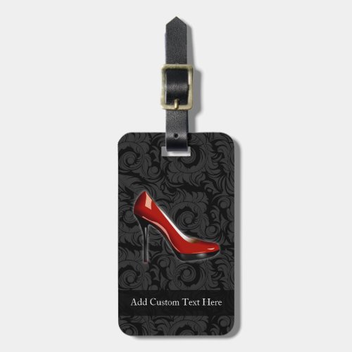 Sassy Red Shoe Luggage Tag