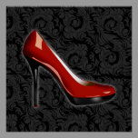 Sassy Red Shoe Poster