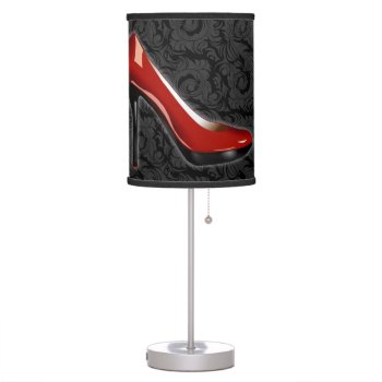 Sassy Red Shoe Table Lamp by cutencomfy at Zazzle