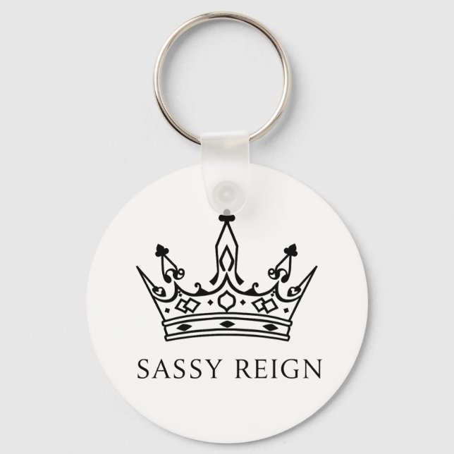 Sassy Reign Tote Bag  Keychain (Front)