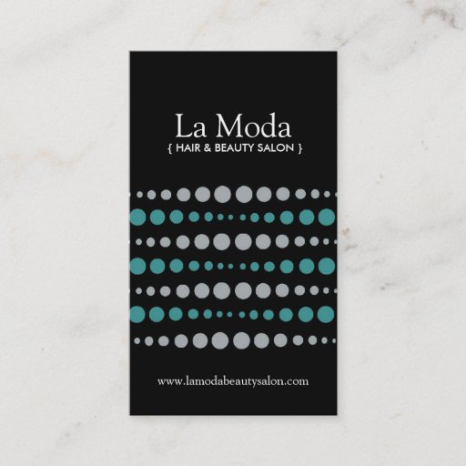 Customizable Sassy Salon Business Cards