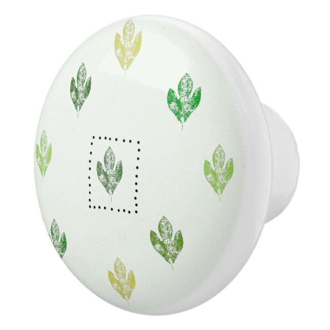 Sassy Sassafras Ceramic Knob (Right)