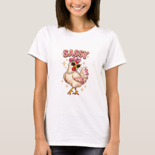 Sassy — Sassy hen wearing big sunglasses T-Shirt