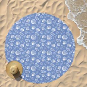 Sassy Seashell Pattern Beach Towel