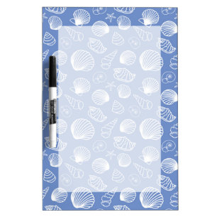 Sassy Seashell Pattern Dry Erase Board