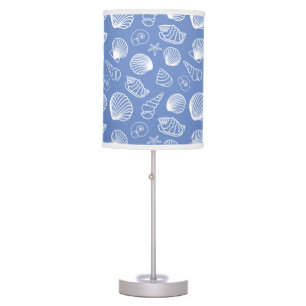 Sassy Seashell Pattern Table Lamp
