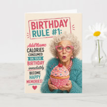 Sassy Senior Birthday - Add Name