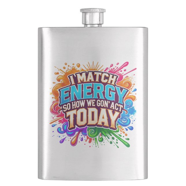 Sassy since birth sassy smart mouth funny shots flask (Front)