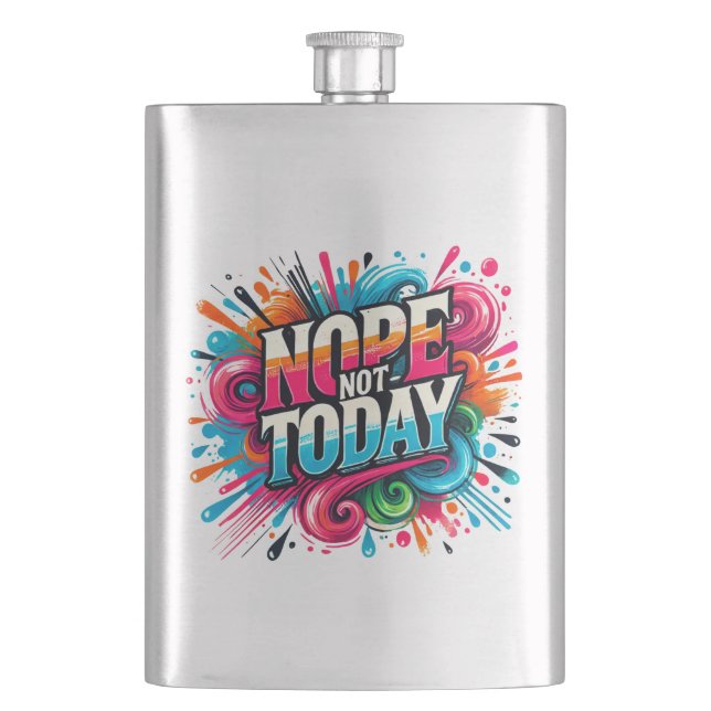Sassy since birth sassy smart mouth funny shots flask (Front)