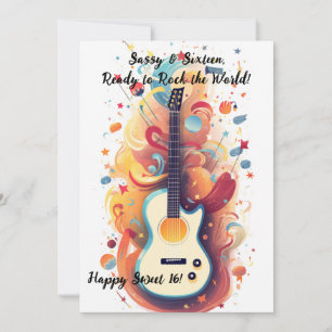 Sassy & Sixteen! Sweet Sixteen Birthday card