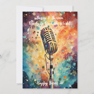 Sassy & Sixteen! Sweet Sixteen Birthday card