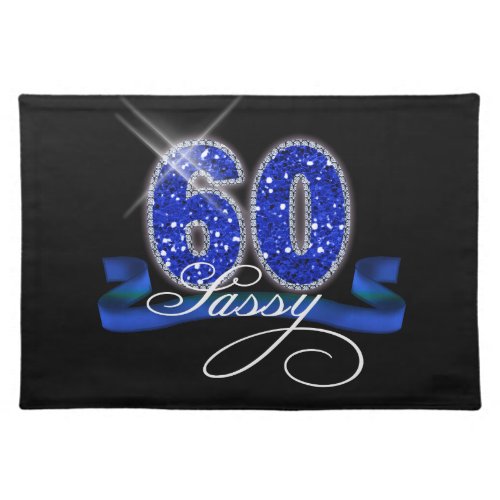 Sassy Sixty Sparkle ID191 Placemat