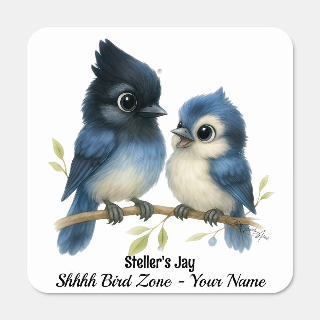 Sassy Steller's Jay Metal Sign (Front)