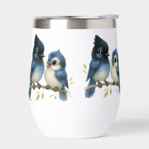 Sassy Steller's Jay Thermal Wine Tumbler