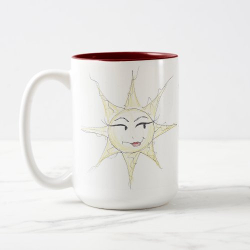 Sassy sun coffee mug