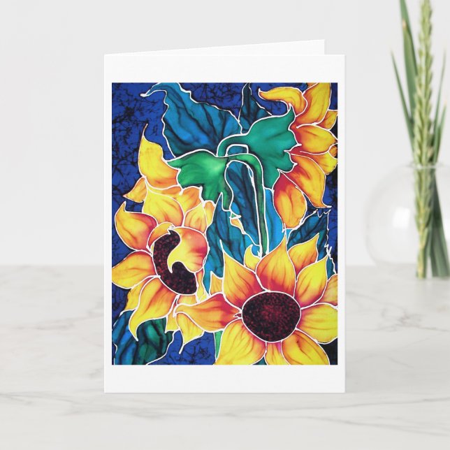 Sassy Sunflowers Card (Front)
