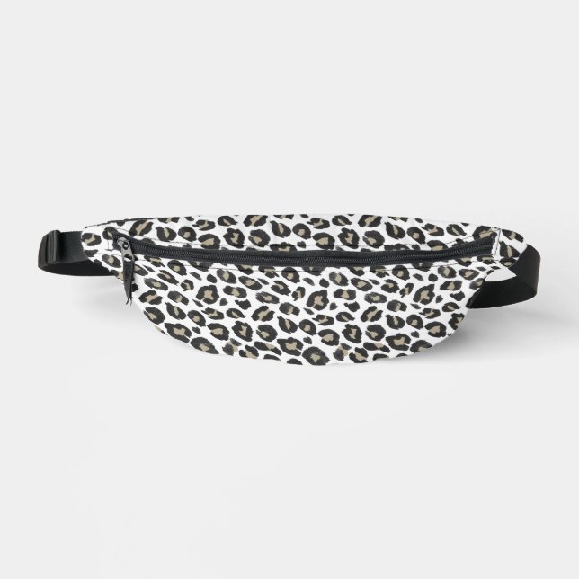 Sassy Tan Leopard Print Fanny Pack (Front)