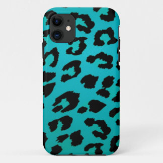 Sassy Teal Leopard Animal Print Case