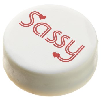 Sassy Valentine Dipped Oreos by valentines_store at Zazzle