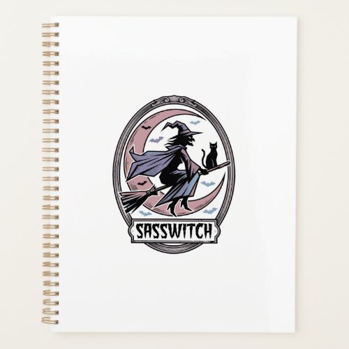Sassy Witch Shirt Vintage Halloween Art_1 Planner