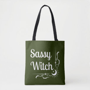 Sassy Witch Tote Bag