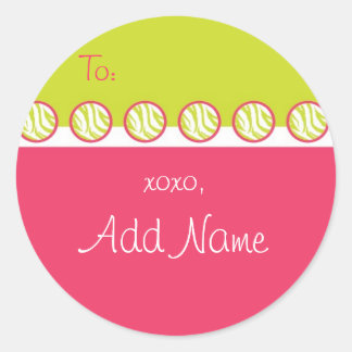 Sassy Zebra Gift Sticker