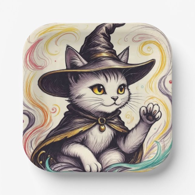 SassyWitch Paper Plates (Front)