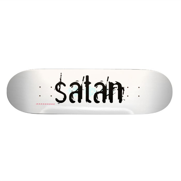 satan 666 deck skate decks