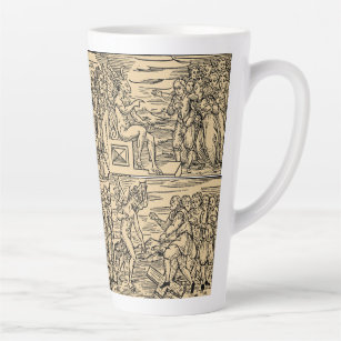 Satan and His Witches Collage 17oz Latte Mug