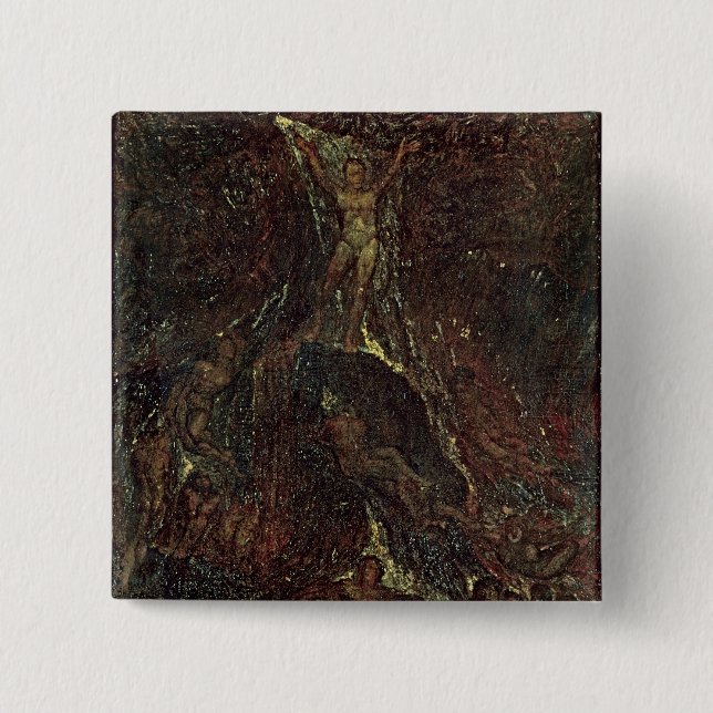 Satan Calling up his Legions Button (Front)