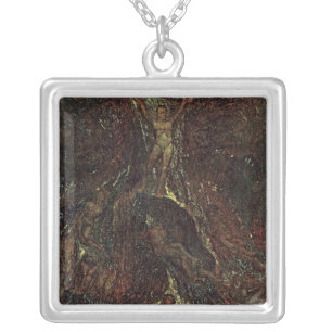 Satan Calling up his Legions Silver Plated Necklace