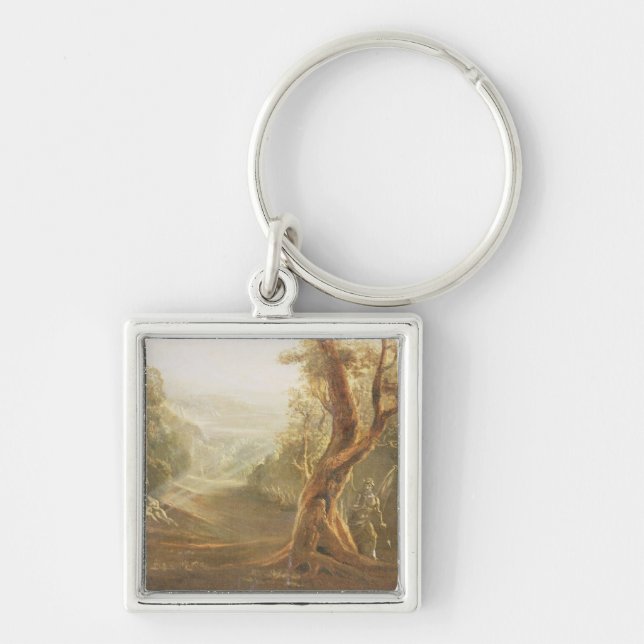Satan Contemplating Adam and Eve in Paradise, from Keychain (Front)