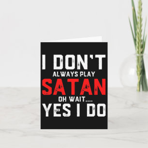 Satan Costume Devil Halloween Costume Satan  Card