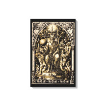 Satan Enthroned 16x24 Canvas Wall Art