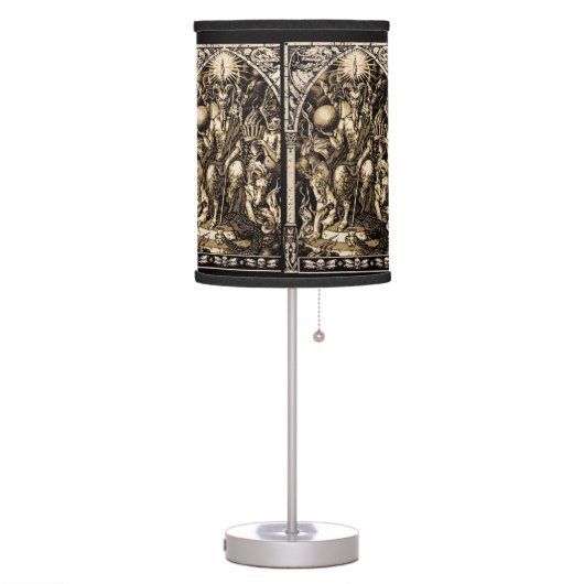 Satan Enthroned Lamp (Left)