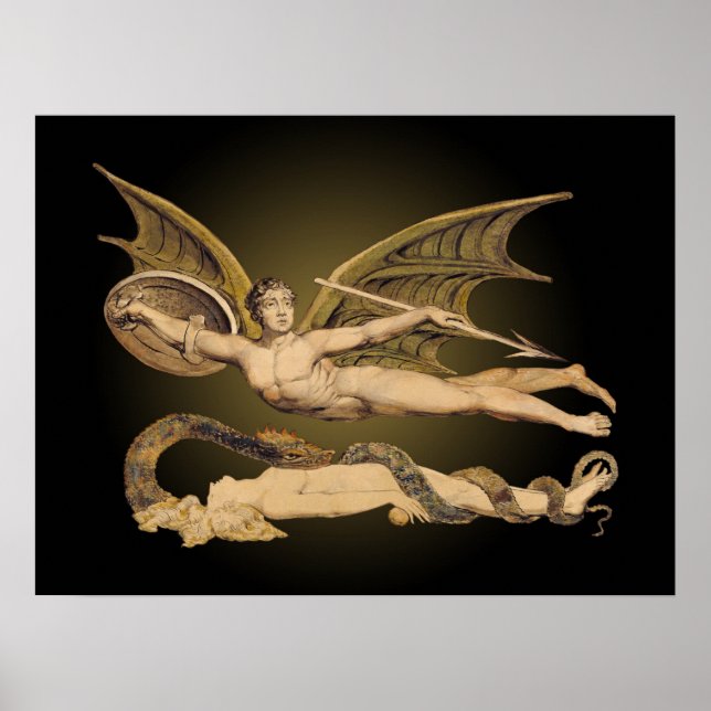 Satan & Eve 24x18 Art Poster (Front)