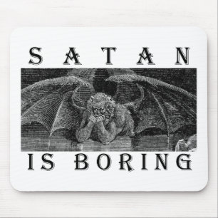 SATAN is BORING Bulk Mouse Pad