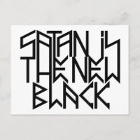 Satan is the new black No.3 (black)