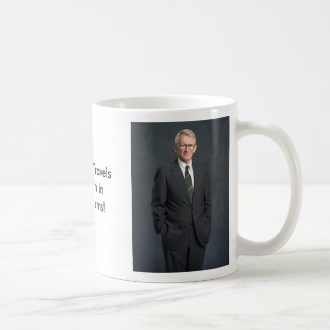 SATAN, joe riley, The Devil TravelsThe Earth In... Coffee Mug (Right)