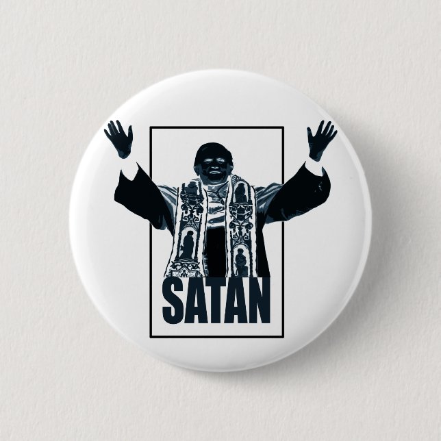 SATAN Pope Button (Front)
