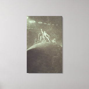 Satan presiding at the Infernal Council, 1824 Canvas Print