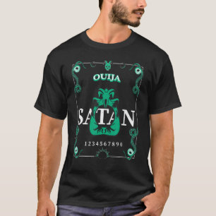 Satan Satanic Spirit Board Vintage Horror Devil Me T-Shirt